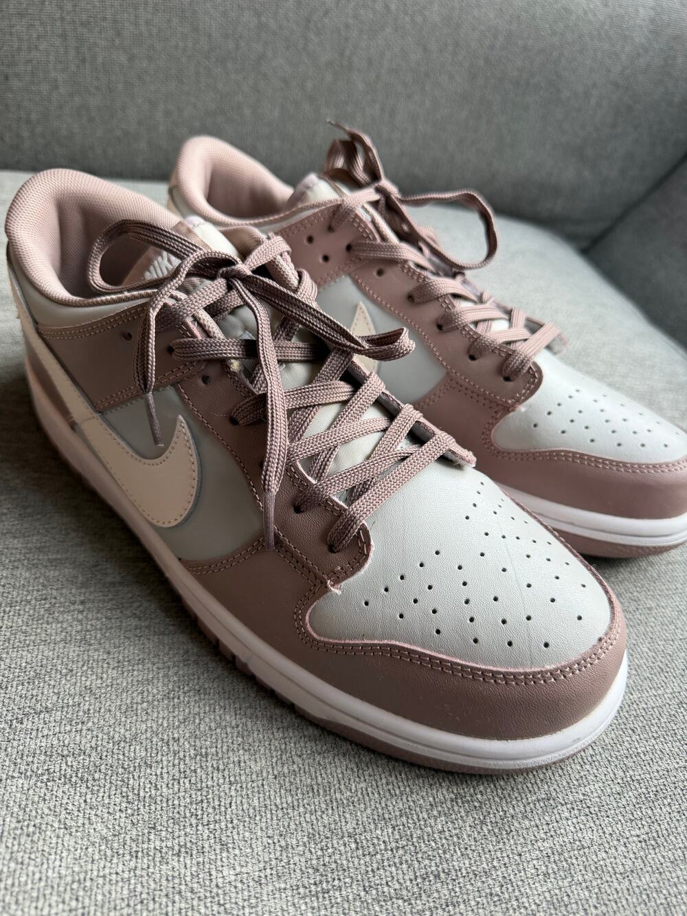 Nike Dunk Low Nike Dunk Low White Mauve Rose Women's Sz 12